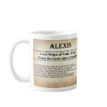 Name Meaning Mug  - Alexis