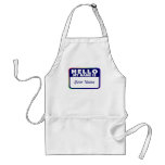 Name Tag Template Aprons