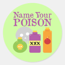 Name Your Poison Sticker