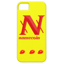 namecoin rot iPhone 5 etuis