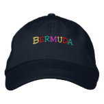 Namedrop Nation_Bermuda multi-coloured embroidered hats