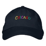 Namedrop Nation_Chicago multicolored embroidered hats