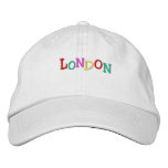 Namedrop Nation_London multi-coloured embroidered hats