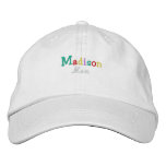 Namedrop Nation_Madison Mum Multi-coloured embroidered hats