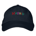 Namedrop Nation_Madrid multi-coloured embroidered hats