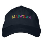 Namedrop Nation_Mazatlan multi-coloured embroidered hats