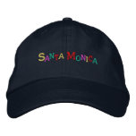 namedrop Nation_Santa Monica multi-coloured embroidered hats