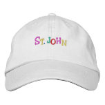 Namedrop Nation_St. John multi-coloured embroidered hats