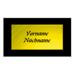 Nameplate gelb visitenkartenvorlage