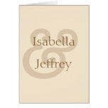 Names Invitation (Customisable) Greeting Cards