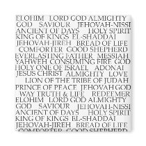 NAMES OF GOD