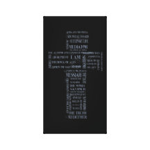 Names of Jesus Cross (Rainbow) Stretched Canvas Prints