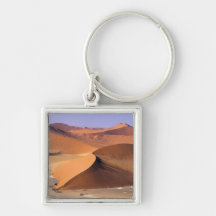Namibia: Sossuvlei Dunes, Aerial scenic. Key Chains