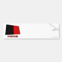 Namur Waving Flag with Name Bumper Stickers