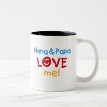 Nana and Papa Love Me mugs