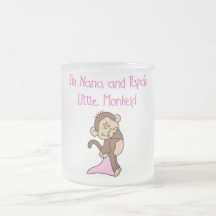 Nana and Papa's Monkey - Pink Tshirts and Gifts Coffee Mug