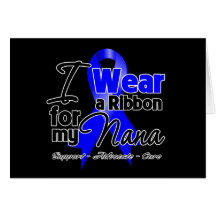 Nana - Colon Cancer Ribbon Cards