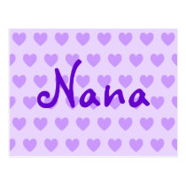 Nana in Purple postcards