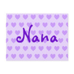 Nana in Purple Post Card