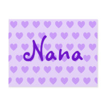 Nana in Purple Post Card