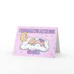 Nana New Baby Girl Congratulations cards