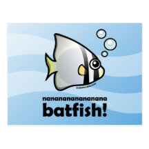 nananananananana Batfish! Postcards