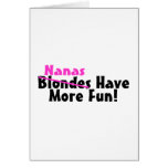 Nanas Have More Fun Pink Card