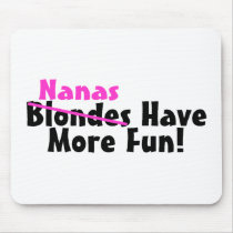 Nanas Have More Fun Pink Mouse Pads