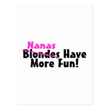 Nanas Have More Fun Pink Postcard