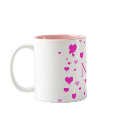 Nana's Hearts around me Mug by Nanas_Alley