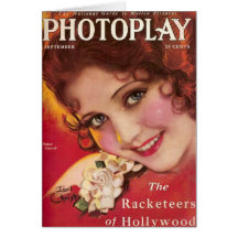 Nancy Carroll movie magazine cover Greeting Cards