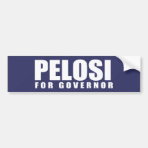 NANCY PELOSI Election Gear Bumper Stickers