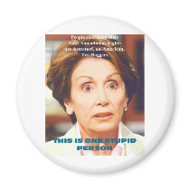 NANCY PELOSI- ONE STUPID PERSON REFRIGERATOR MAGNETS