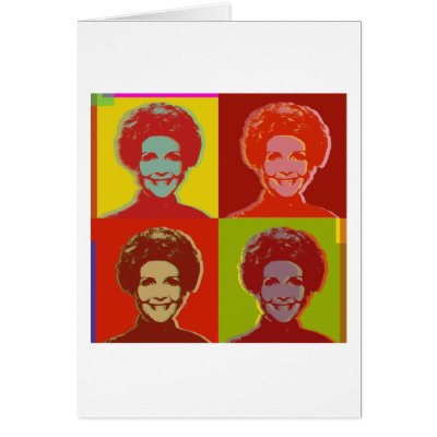 nancy Reagan Card by minjean