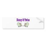 Nanny Of Twins bumper stickers
