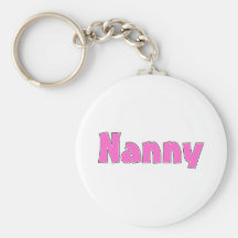 Nanny Pink Keychain