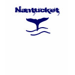 Nantucket Whale Fin t-shirts
