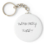 "NAPKIN POETRY RULES!!!" Keychain