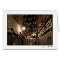 Naples Flag Alley Greeting Cards
