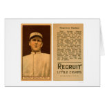 Napolean Rucker Dodgers Baseball 1912 Greeting Cards