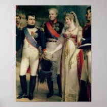 Napoleon Bonaparte  Receiving Queen Louisa Posters