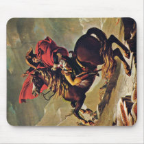 Napoleon Crossing The Alps,  By David Jacques-Loui Mousepads