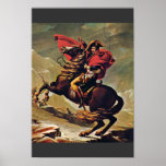 Napoleon Crossing The Alps,  By David Jacques-Loui Poster