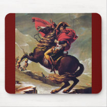 Napoleon Crossing the Saint Bernard Mousepads