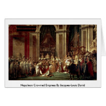 Napoleon Crowned Empress By Jacques-Louis David cards