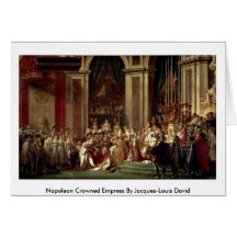 Napoleon Crowned Empress By Jacques-Louis David Greeting Cards