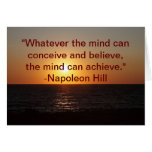 Napoleon Hill Blank Card