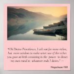 Napoleon Hill Magic Prayer posters