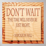 Napoleon Hill : : Motivational Quotes Posters posters