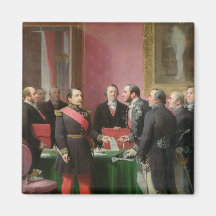 Napoleon III  Hands Over The Decree Magnet